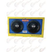 Сигнал мембранный (диск) W -1046, 12V черный 150мм уп.6 шт