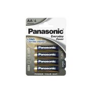 Батарейка Panasonic AA 1,5V (LR06), БЛИСТЕР пальчиковая 4 шт
