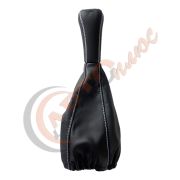 Ручка КПП КОЖ/ЗАМ  ЛЮКС 2108-2109 с белой отстрочкой