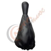 Ручка КПП с кожаным чехлом NEW 2108 с черной отстрочкой