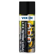 Грунт-эмаль VIXEN VX-519005 по ржавчине 4в1 - черный янатрь RAL 9005 уп 6 шт