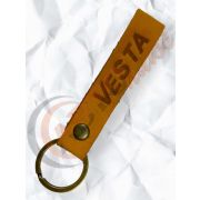 Брелок для ключей ЛЮВЕРС Рыжий  VESTA (кожа)