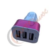 Адаптер -зарядка-3 USB 1.1А,2.1А, 3.1А в коробке RV-033